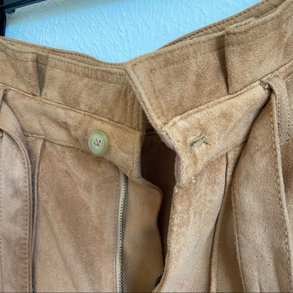 Free People Nightfall Vegan Suede Pant in Camel Size 4 - Picture 8 of 10